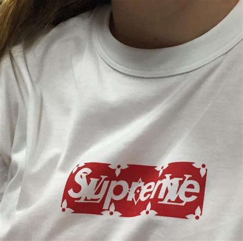 louis vuitton t-shirt supreme|louis vuitton supreme monogram.